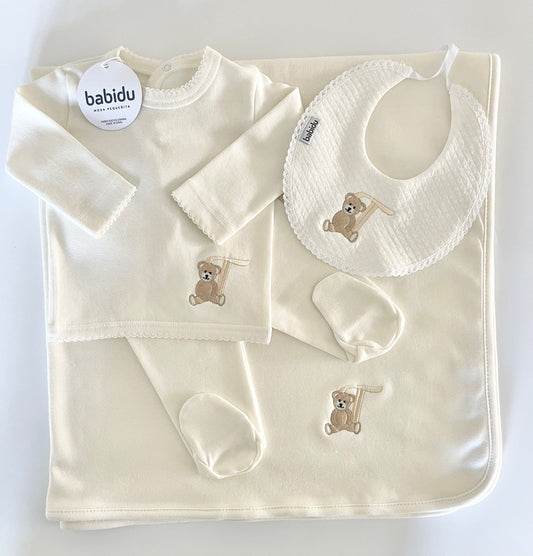 Cream Teddy Bundle