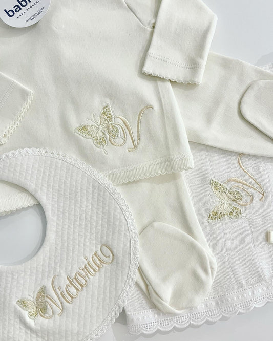 Cream & Gold Butterfly Bundle