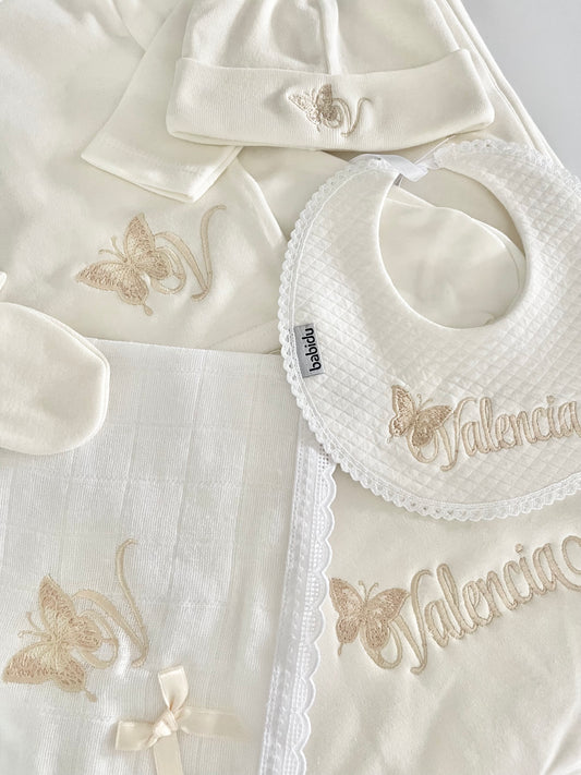 Cream & Gold Big Butterfly Bundle