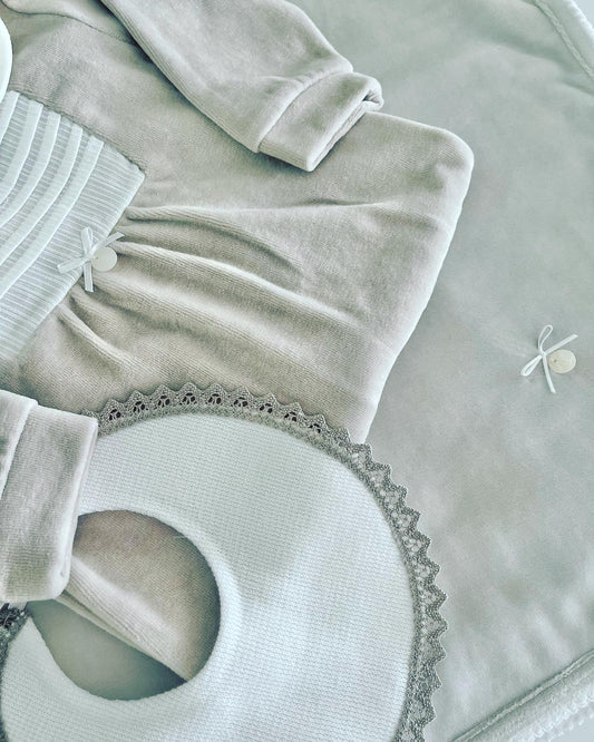 Babidu Grey Velour Bundle