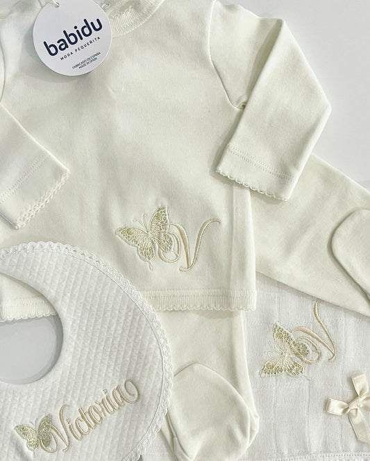 Cream & Gold Butterfly Bundle