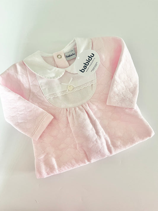 Babidu Pink Frill Babygrow