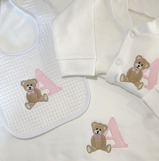 Teddy Design White Cotton Muslin