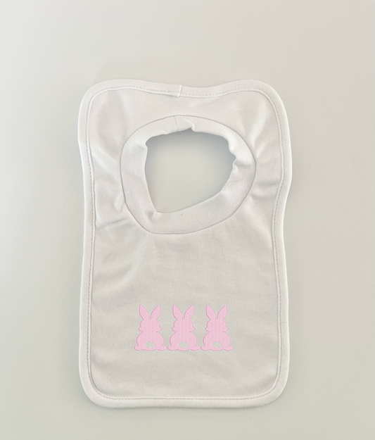 Bunny Design Soft Cotton Baby Bibs