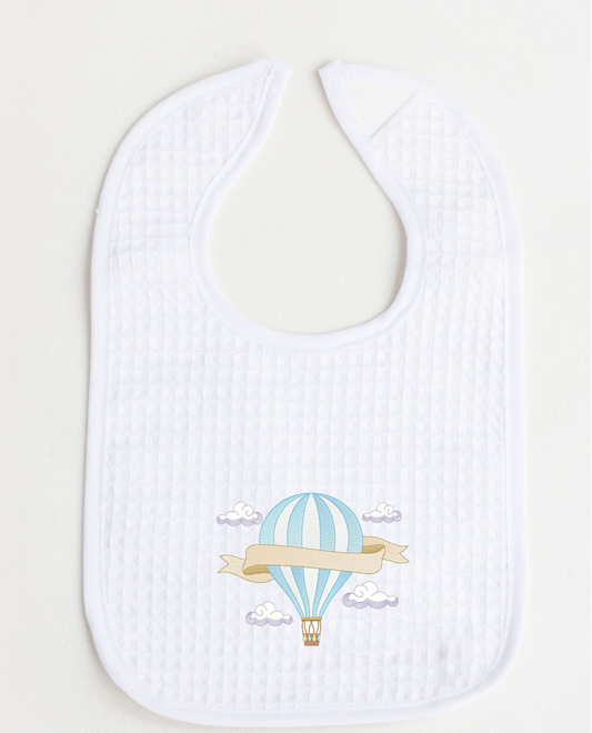 Hot Air Balloon Design Waffle Bibs