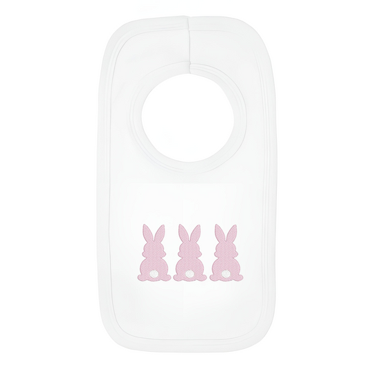 Bunny Design Towelling Bib