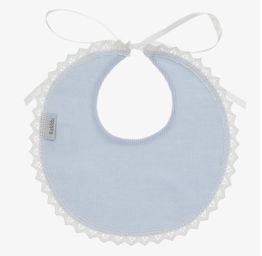 Babidu Blue Cotton Baby Bib