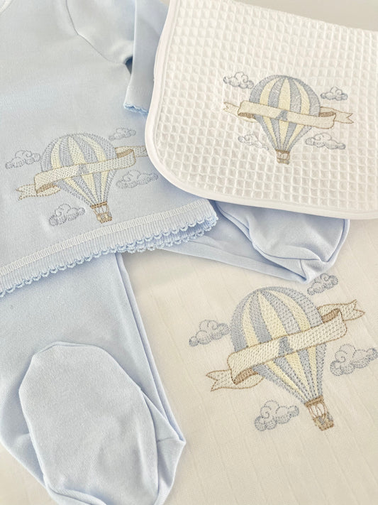 Hot Air Ballon Design Blue Bundle